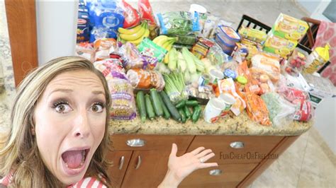 How I grocery shop + stock up on a budget! - Fun Cheap or Free