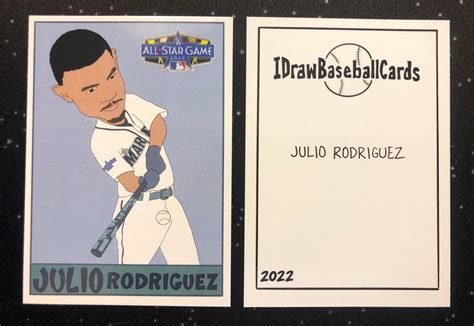 Julio Rodriguez | I Draw Baseball Cards