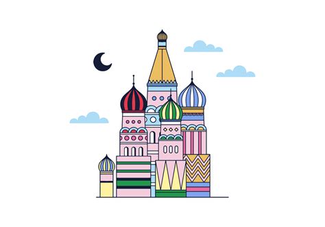 Moscow Vector 134006 Vector Art at Vecteezy