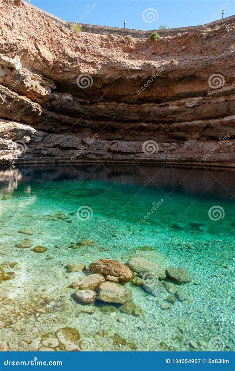 Bimmah sinkhole stock image. Image of east, tourism - 184054957