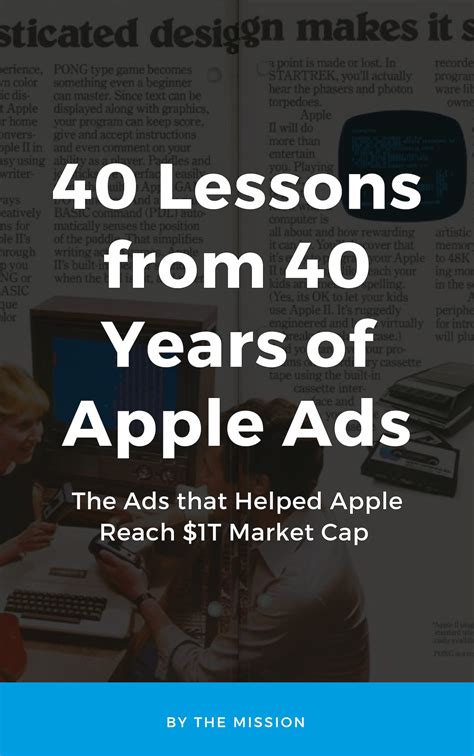 40 Lessons from 40 years of Apple Ads - The Ads that Helped Apple Reach a $1T Market Cap 💰💰 ...