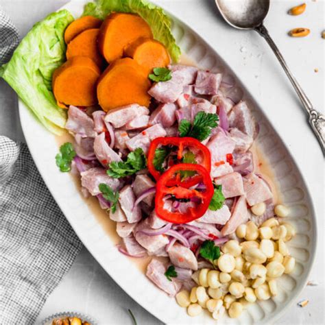 Peruvian Ceviche with Leche de Tigre | Cravings Journal