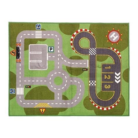 Kids play car mat rug race track from ikea new | House, Cars and Kid