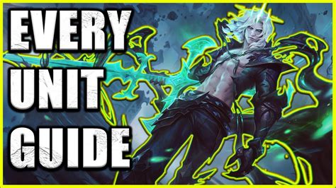 Guide to EVERY Unit in Set 5 TFT Reckoning! Items, Comps, and Dark Tech! - YouTube