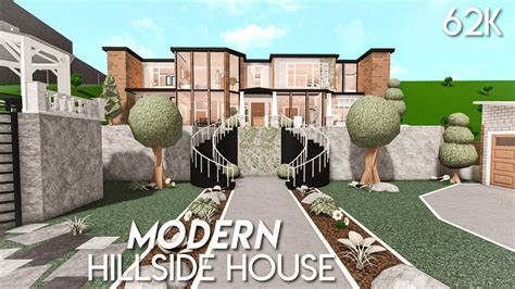 Modern Hillside Villa Bloxburg