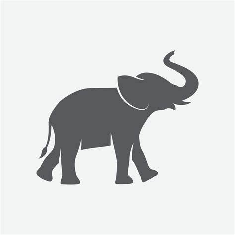 Elephant logo icon. Simple elephant design symbol. Elephant logo sign ...