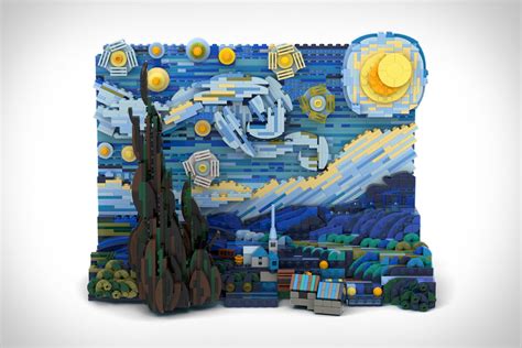 Lego Van Gogh The Starry Night Building Set | Uncrate