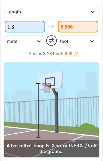 Flexi answers - How many feet is 1.8 meters? | CK-12 Foundation