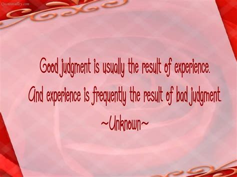 Good Judgement Quotes. QuotesGram