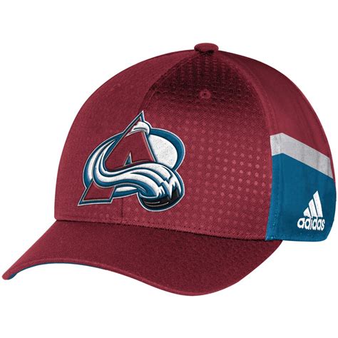 adidas Colorado Avalanche Burgundy 2017 Draft Structured Flex Hat