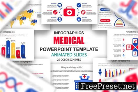 Medical Infographics Multipurpose Powerpoint H9JEM2L