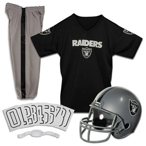 Las Vegas Raiders Franklin Sports Youth Deluxe Uniform Set - Walmart ...