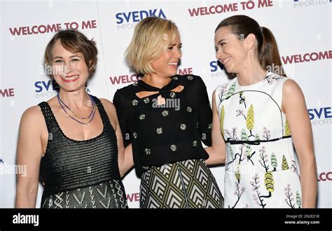 Director Shira Piven, from left, poses with actors Kristen Wiig and ...