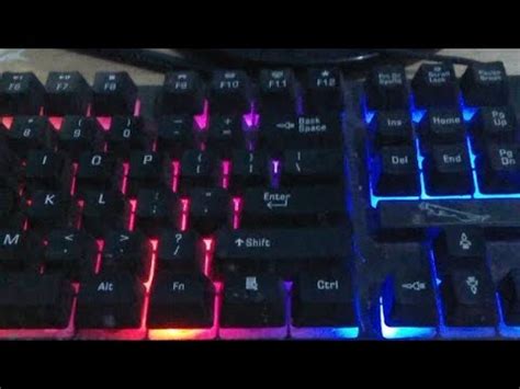 Cara Menghidupkan Lampu Keyboard RGB - YouTube