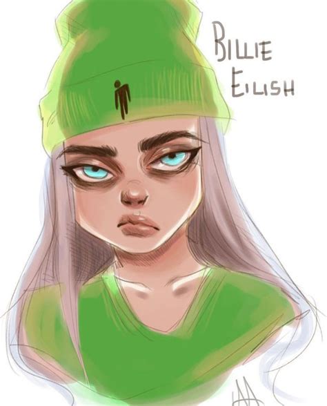 Billie Eilish | art | Billie eilish, Billie, Cartoon