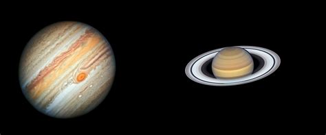 Jupiter Compared To Saturn