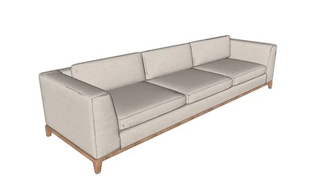 Modern White Sofa | 3D Warehouse