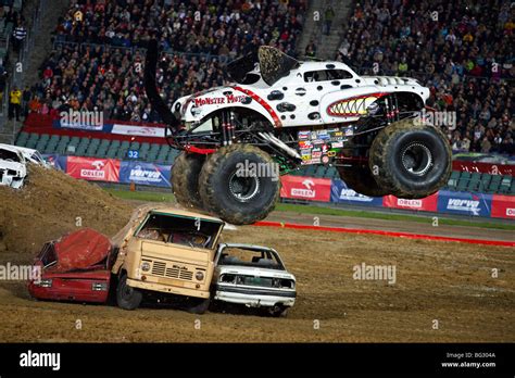 Monster Truck show during Monster Jam, Katowice, Poland Stock Photo - Alamy