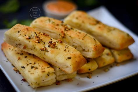 Garlic Bread Sticks | Cooking From Heart