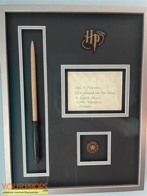 Harry potter Harry Potter framed props original movie prop