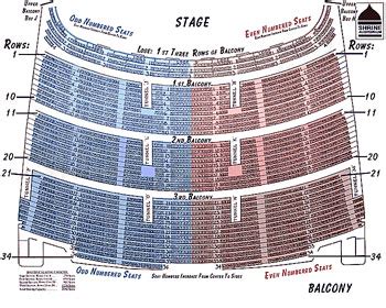 Seating at the Shrine Auditorium and Expo Hall, Los Angeles