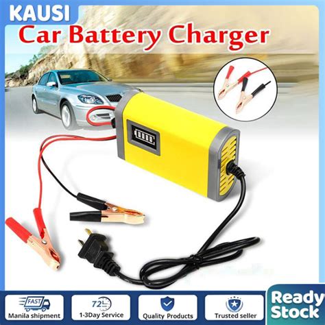 Smart Car Battery Charger，12V 3A Smart Car Battery Charger Full ...