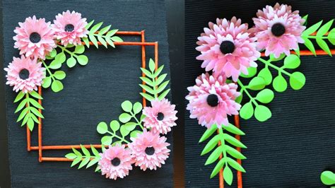 How To Make Paper Flower Wall Hanging | Best Flower Site