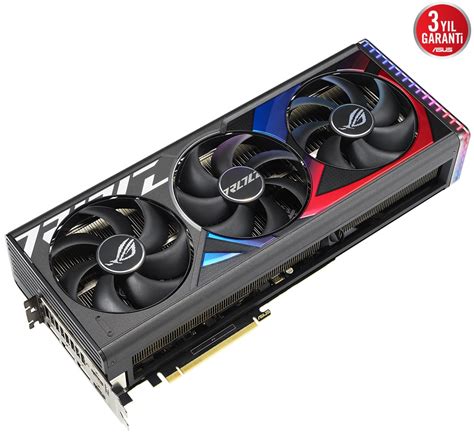 Asus GeForce RTX 4090 Rog Strix 24G Gaming 24GB GDDR6X 384 Bit Ekran Kartı, 90YV0ID1-M0NA00