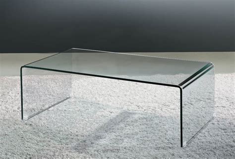 Viva Modern Arch (Waterfall) Coffee Table Bent Glass | Curved Glass ...