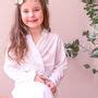Personalised Wedding Dressing Gown For The Bride By Sparks And Daughters
