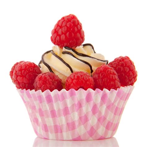 Fruit Cupcake with Fresh Fruit Stock Photo - Image of buttercream, chocolate: 28885154