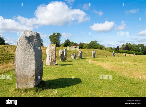 Avebury stone circle Avebury Wiltshire england uk gb Europe Stock Photo ...