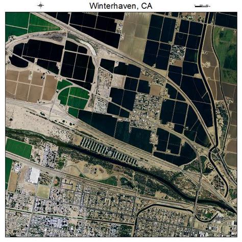 Aerial Photography Map of Winterhaven, CA California