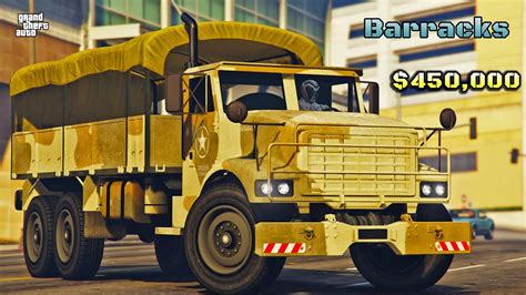 Barracks Review | Pegasus Truck | GTA Onlin | Military vehicle ...