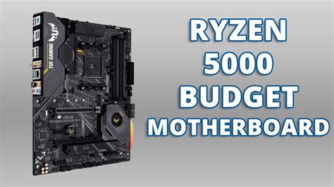 Top 5 Budgets Motherboards for Ryzen 5000 Series - YouTube