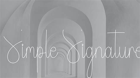 Simple Signature Font : Download Free for Desktop & Webfont