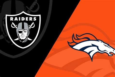 Where To Watch Raiders vs. Broncos Live Streaming Scoreboard, Free Play ...