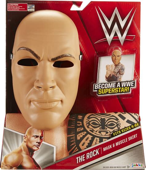 WWE The Rock Basic Costume: Amazon.co.uk: Toys & Games