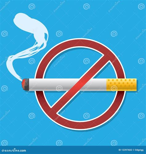 No smoking symbol stock vector. Illustration of clip - 12397602