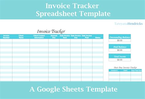 Invoice Tracker Google Sheets Template | ubicaciondepersonas.cdmx.gob.mx