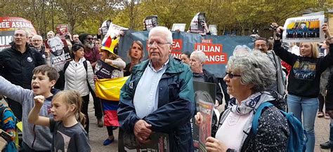 Advocates Protest For Julian Assange Outside Belmarsh Prison ...