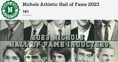 Nichols Athletic Hall of Fame 2023 – Attendees | Nichols School