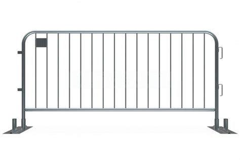 Metal Crowd Barriers Space Saving - Steel Barricades Galvanized