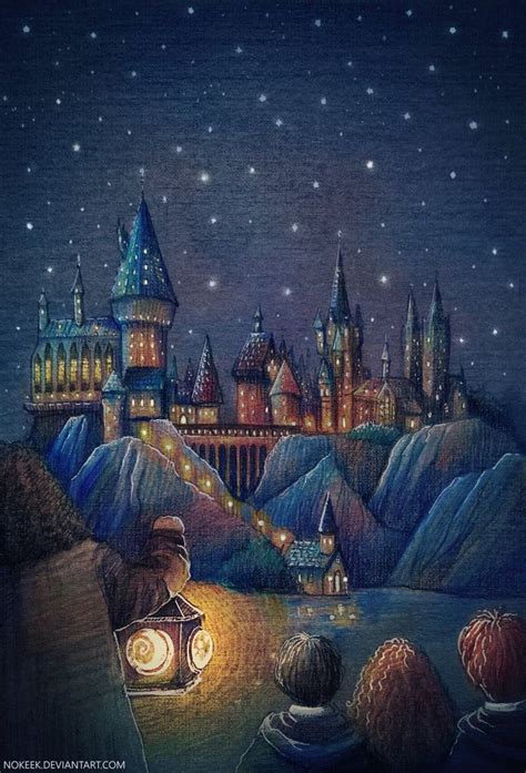 Welcome to Hogwarts by nokeek on deviantART | Рисунки на тему гарри поттер, Хогвартс, Гарри ...