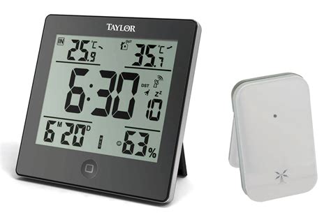 Taylor Precision Products Wireless Digital Indoor/Outdoor Weather ...