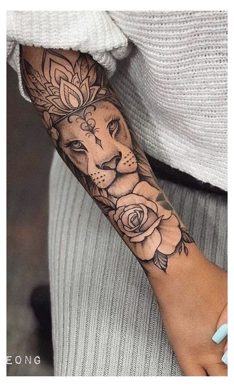 39 Unseen Female Forearm Tattoos Ideas to Get Inspired #lion #tattoo # ...