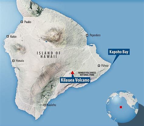 Where Is Kilauea Volcano Map | Volcano Erupt