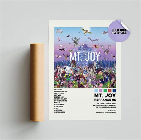 Mt. Joy Posters, Mt. Joy Poster, Mt. Joy, Rearrange Us, Album Cover Poster, Poster Print Wall ...