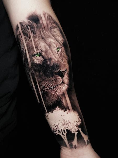 African Lion by Jhon Gutti: TattooNOW