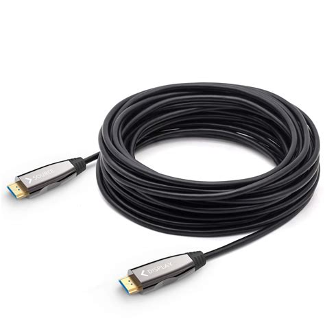 Fiber Optic HDMI Cable 100 Feet, 2.0, 18Gbps, Supports 4K@ 60Hz, 444 4 ...